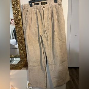 Men’s Wide Leg Corduroy Pants